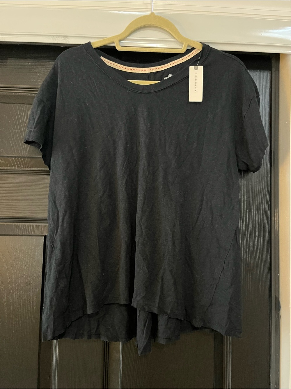 Pilcro Black Short Sleeve Tee